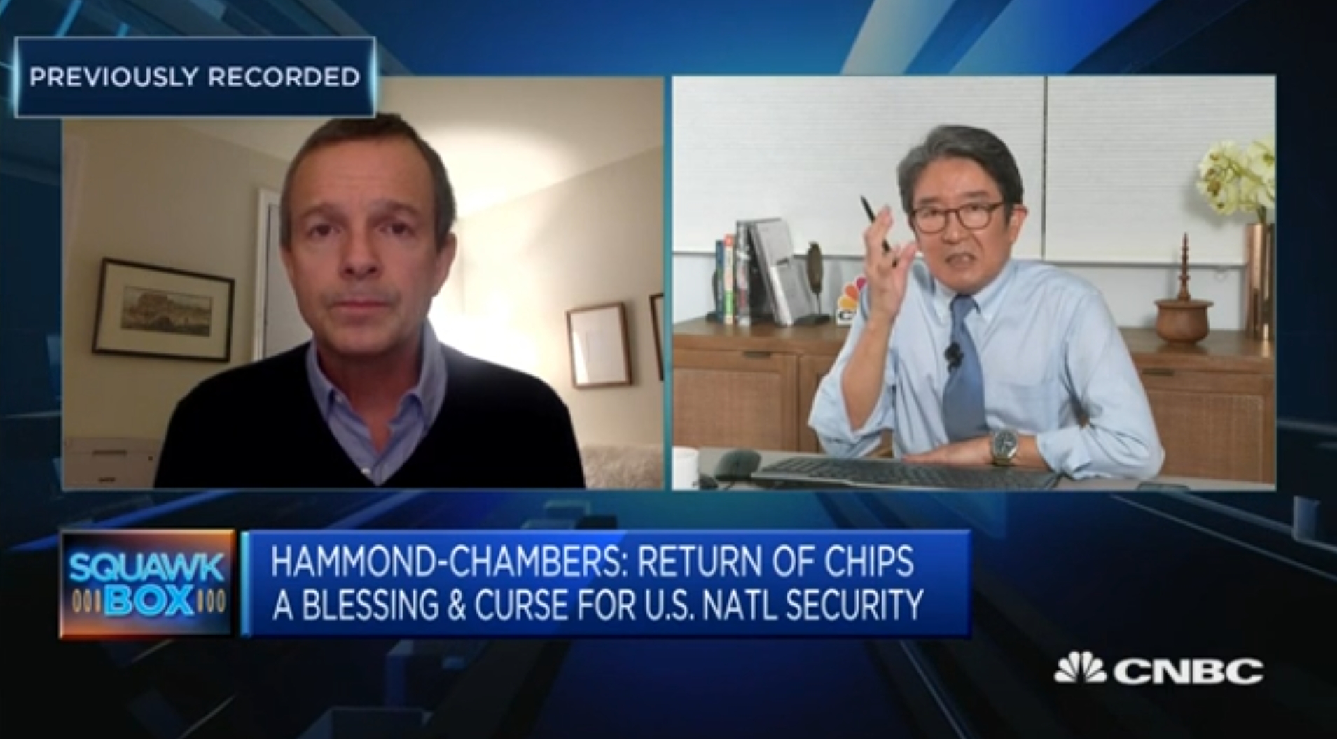 Rupert Hammond-Chambers on CNBC Squawk Box