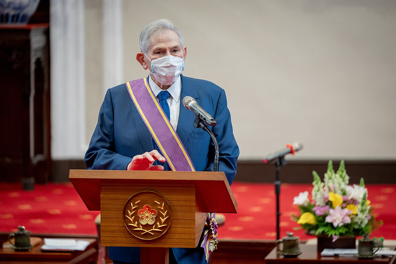 Paul Wolfowitz with Order of Brilliant Star with Grand Cordon