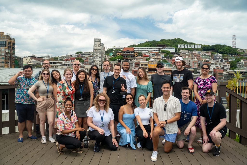 MOSAIC Fellows pose in Keelung