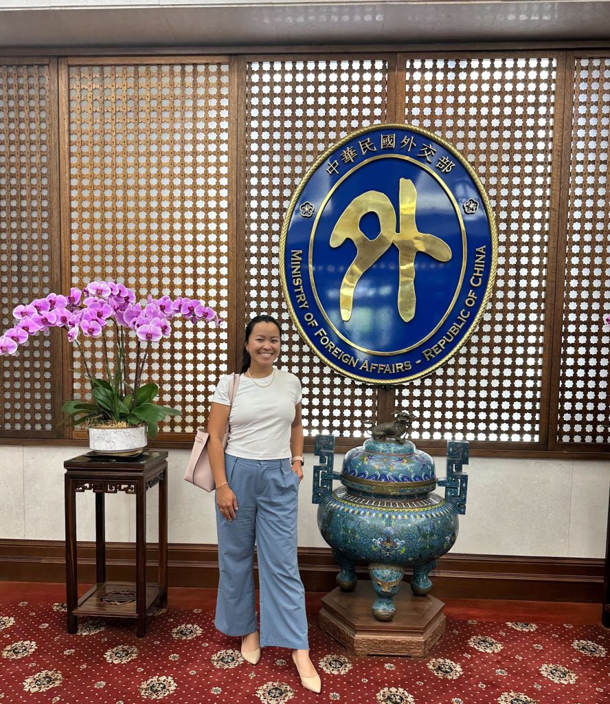 Rebecca Lind at the Ministry of Foreign Affairs