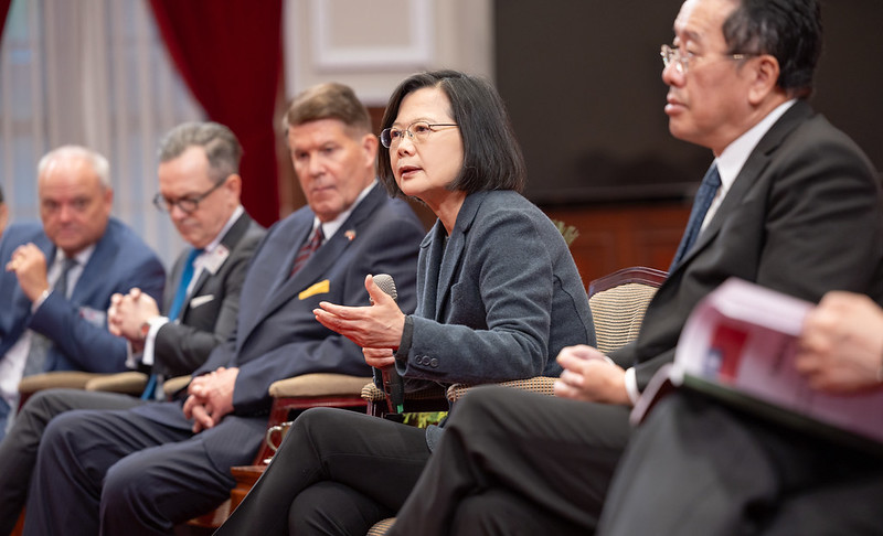 Pres Tsai Delegation Exchange